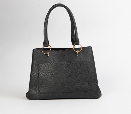 Moon Black Shoulder Bag