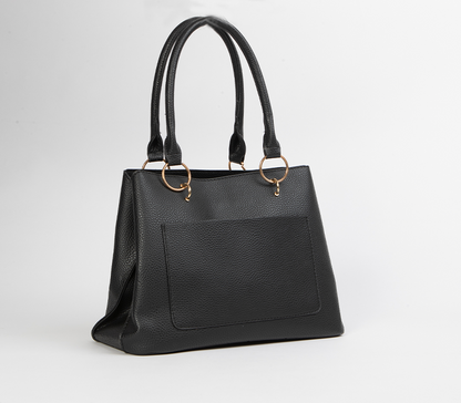 Moon Black Shoulder Bag